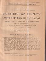 Giurisprudenza completa della corte suprema di cassazione 1947, II quadrimestre
