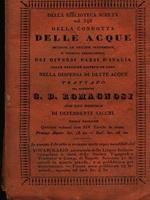 Della condotta delle acque 4vv