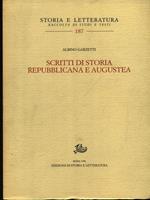 Scritti di storia repubblicana e augustea