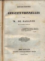 Questions constitutionnelles