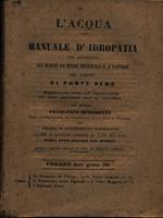 L' acqua manuale d'idropatia