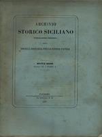 Archivio storico siciliano Anno II 4 fascicoli