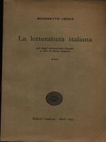 La letteratura italiana ***