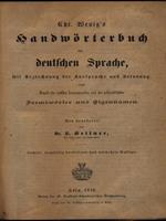 Handworterbuch der deutschen sprache