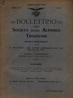 Bollettino della società degli alpinisti tridentini maggio giugno 1910