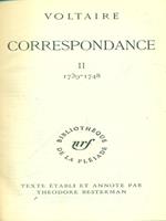 Correspondance II 1739-1748
