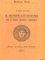 Il significato di Roma per lo spirito olimpico germanico