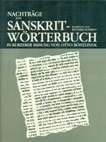 Nachtrage zum Sanskrit worterbuch