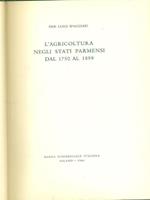 L' agricoltura negli stati parmensi dal 1750 al 1859