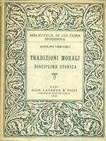 Tradizioni morali e disciplina storica