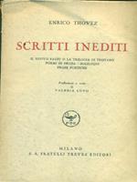 Scritti inediti