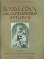 Rassegna dell'istruzione artistica annata 1938