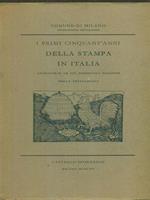 I primi cinquant'anni della stampa in Italia