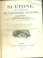 Suetone, les ecrivains de l'histoire auguste, eutrope, sextus rufus