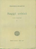 Saggi critici 3vv.