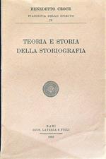 Teoria e storia della stoiografia
