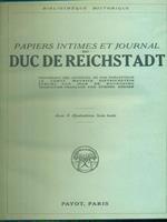 Papiers intimes et journal du Duc de Reichstadt