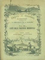 Canti delle provincie meridionali 2vv