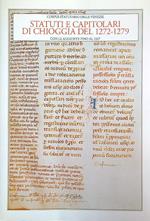Statuti capitolari di Chioggia del 1272-1279