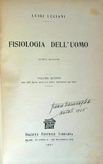 Fisiologia dell'uomo 5 voll.