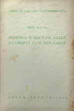 Persona e società nella filosofia di N. Berdiaeff