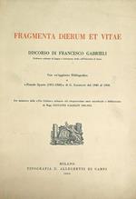 Fragmenta Dierum et vitae