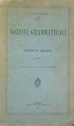 Nozioni grammaticali di lingua araba