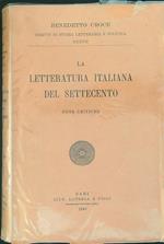 letteratura italiana del Settecento