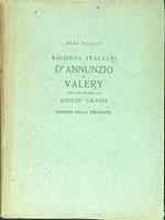 Ricordi italiani D'Annunzio e Valery