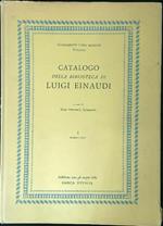 Catalogo della biblioteca di Luigi Einaudi 3 vv
