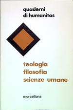 Teologia filosofia scienze umane