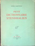 Petit dictionnaire stendhalien