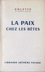 La paix chex les betes