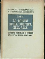 Le origini della politica dell'asse