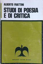 Studi di poesia e di critica