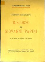 Discorso su Giovanni Papini