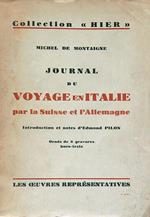 Journal du voyage en Italie par la Suisse et l'Allemagne