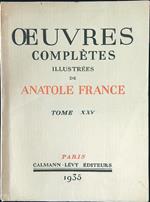 Oeuvres completes illustrees de Anatole France 25 vv