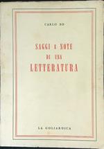 Saggi e note di una letteratura