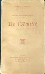 De L'Amitiè