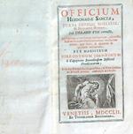 Officium hebdomadae sanctae juxta formam Missalis et Breviarii Romani