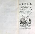 Opere Del Signor Ab. Pietro Metastasio Poeta Cesareo. Tomo XIII Poemi vari