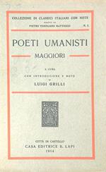 Poeti umanisti maggiori