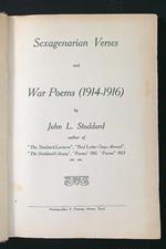 Sexagenarian verses and War Poems 1914 - 1916