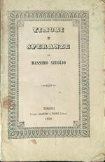 Timori e speranze di Massimo Azeglio