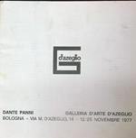 Dante Panni. Galleria d'arte D'Azeglio
