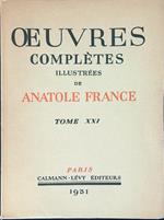Anatole France Tome XXI Le genie latin Les poemes du souvenir
