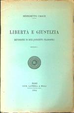 Libertà e giustizia Ristampa