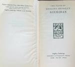 The Plays of Richard Brinsley Sheridan