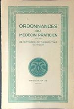 Ordonnances du medecin praticien